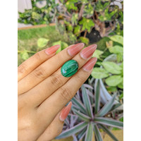 17.96 Ct. Cabochon Malachite from Russia Life Style