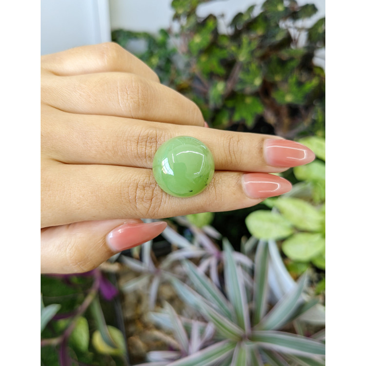 34.79 Ct. Cabochon Malachite from Russia