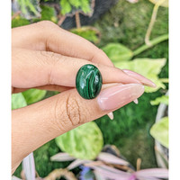 11.12 Ct. Cabochon Malachite from Russia Life Style