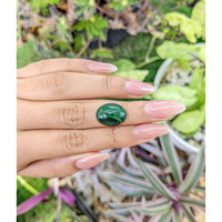 11.12 Ct. Cabochon Malachite from Russia Life Style