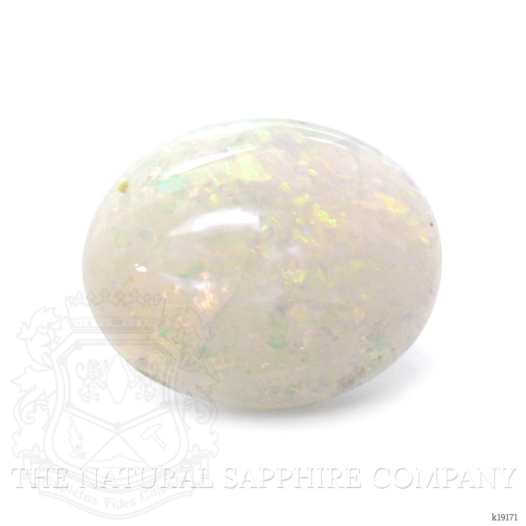 3.44 Ct. Cabochon White Opal from United States