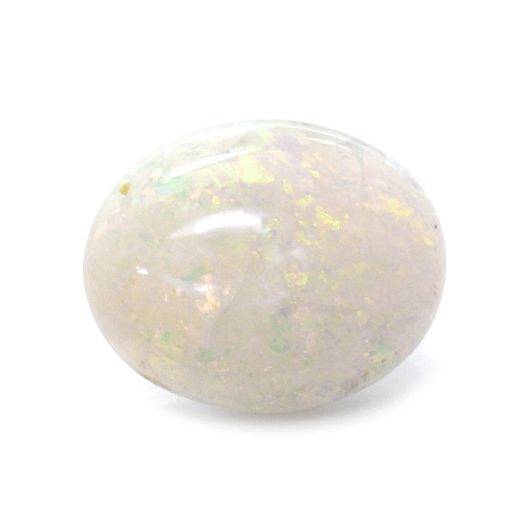 3.44 Ct. Cabochon White Opal from United States