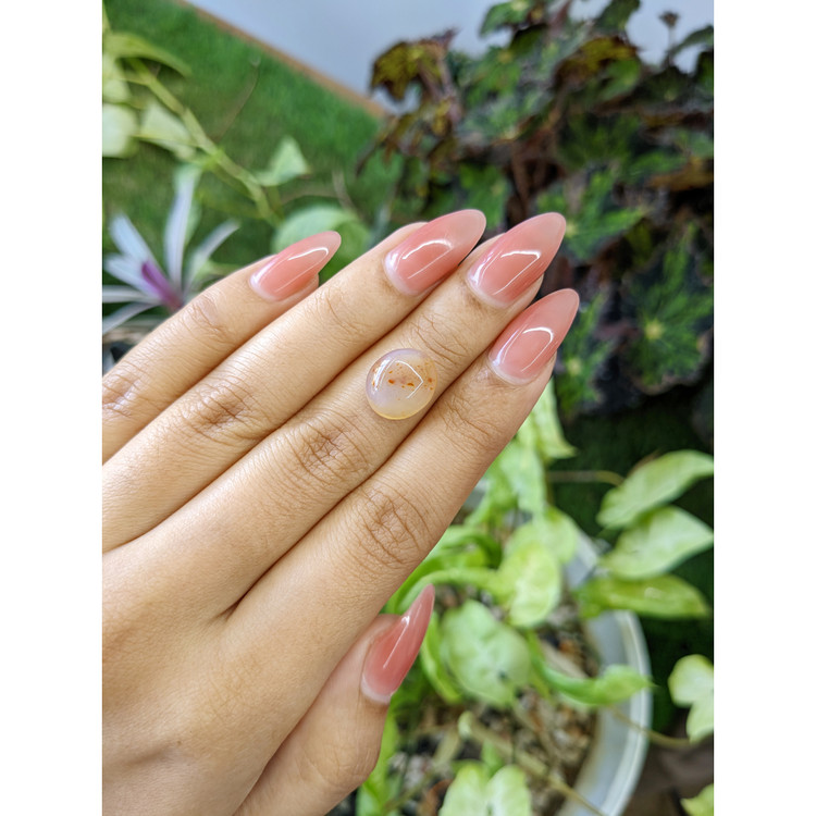 4.56 Ct. Cabochon White Opal from India