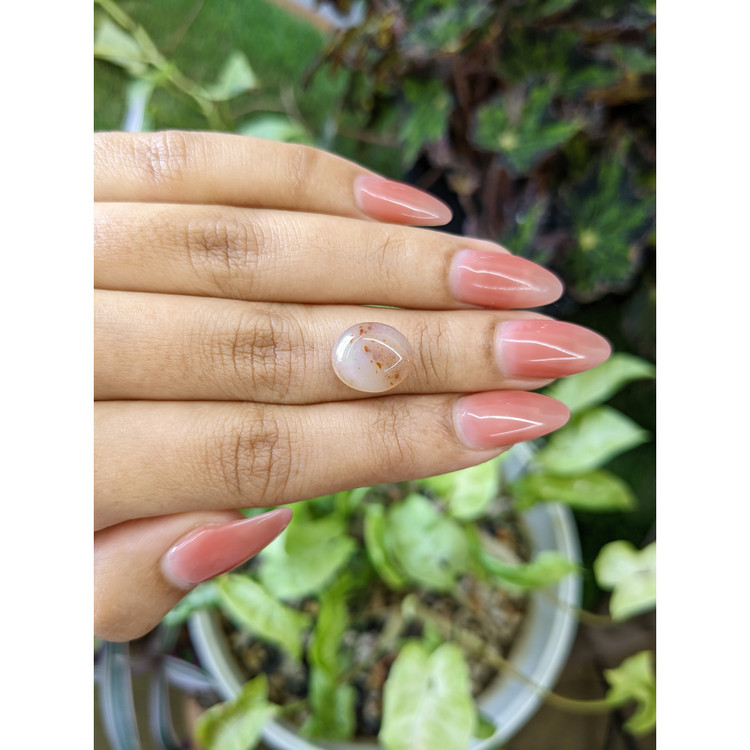 4.56 Ct. Cabochon White Opal from India