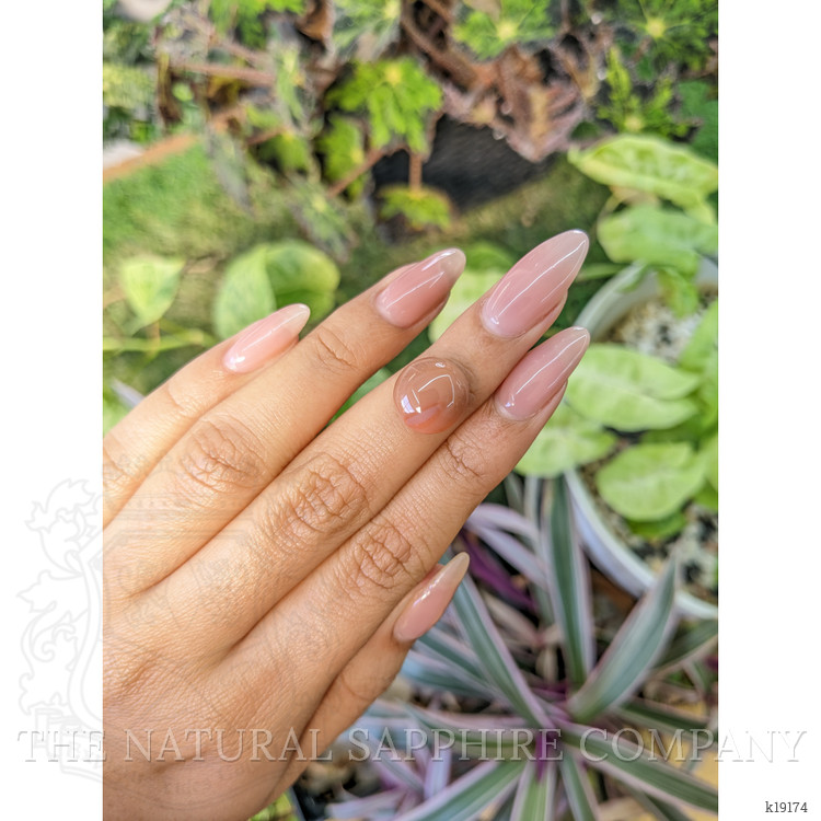 6.30 Ct. Cabochon White Opal from India