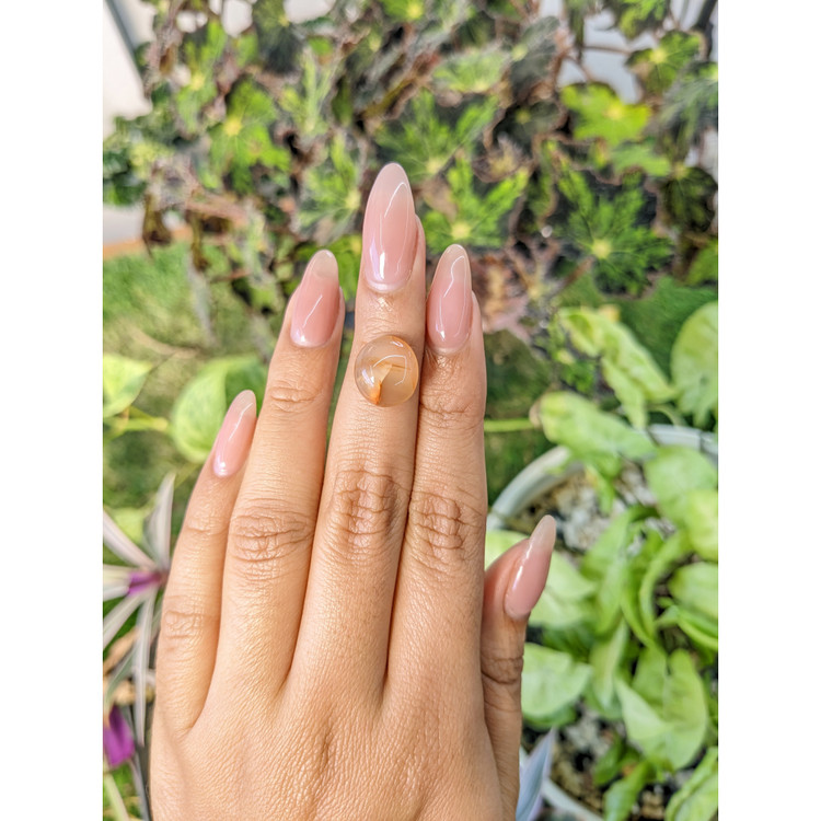 5.52 Ct. Cabochon White Opal from India