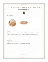 3.82 Ct. Cabochon White Opal from India Appraisal