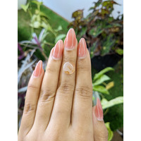 3.82 Ct. Cabochon White Opal from India Life Style