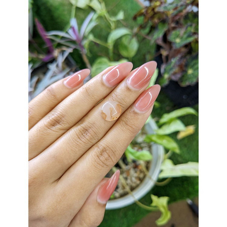 3.82 Ct. Cabochon White Opal from India