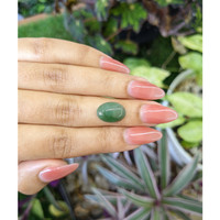 5.03 Ct. Cabochon White Opal from Burma (Myanmar) Life Style