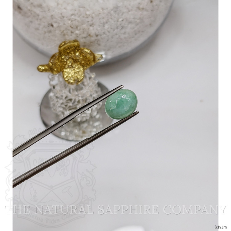 3.95 Ct. Cabochon White Opal from Burma (Myanmar)