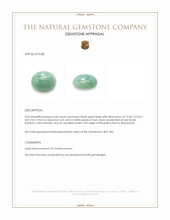 4.50 Ct. Cabochon White Opal from Burma (Myanmar) Appraisal