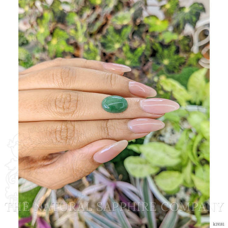 5.89 Ct. Cabochon White Opal from Burma (Myanmar)