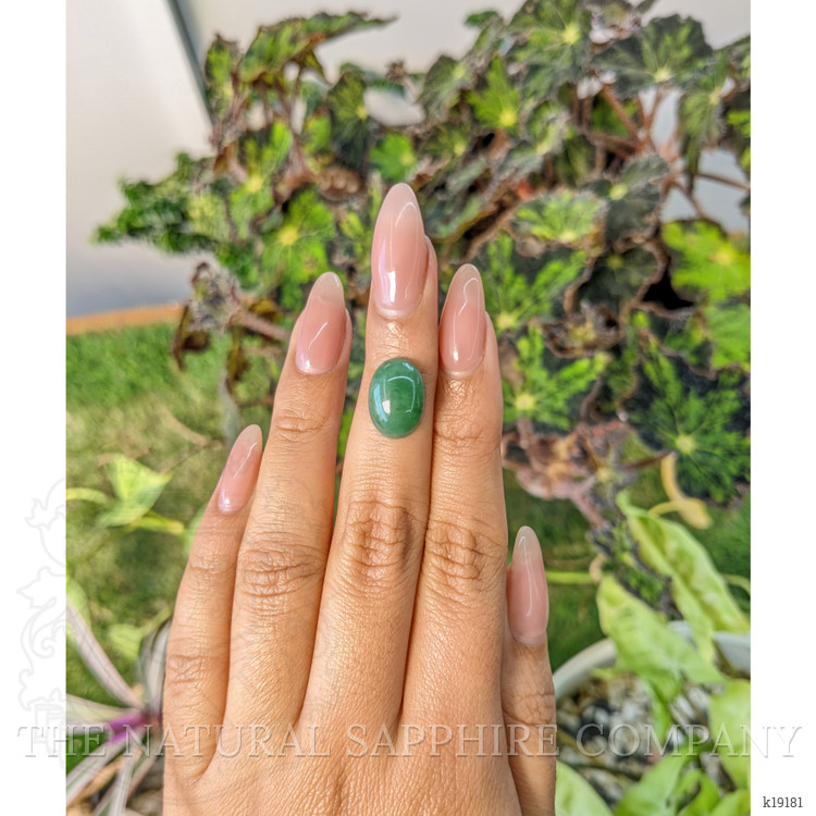 5.89 Ct. Cabochon White Opal from Burma (Myanmar)