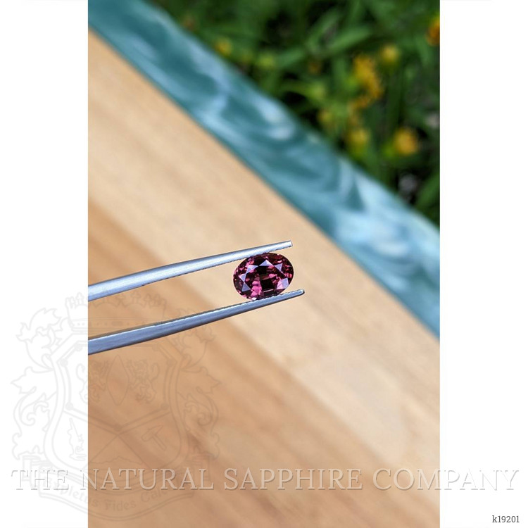 1.91 Ct. Purplish Pink Garnet from Ceylon (Sri Lanka)