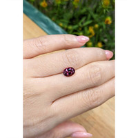 1.91 Ct. Purplish Pink Garnet from Ceylon (Sri Lanka) Life Style