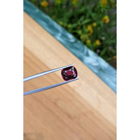 3.22 Ct. Purplish Red Garnet from Ceylon (Sri Lanka) Life Style