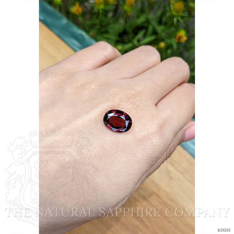 5.12 Ct. Red Garnet from Ceylon (Sri Lanka)