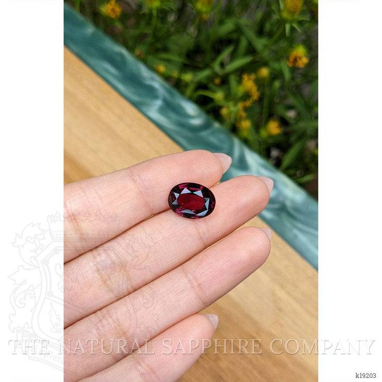 5.12 Ct. Red Garnet from Ceylon (Sri Lanka)