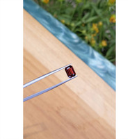 1.53 Ct. Orangish Red Garnet from Ceylon (Sri Lanka) Life Style