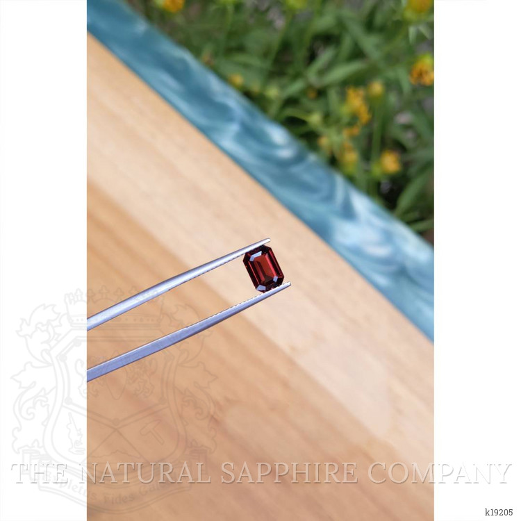 1.53 Ct. Orangish Red Garnet from Ceylon (Sri Lanka)