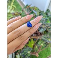 3.99 Ct. Cabochon Lapis from Afghanistan Life Style