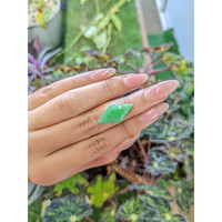 7.68 Ct. Cabochon Jade from Burma (Myanmar) Life Style