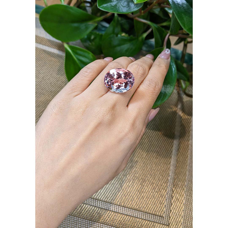 31.05 Ct. Morganite from Brazil