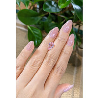 1.77 Ct. Morganite from Brazil Life Style