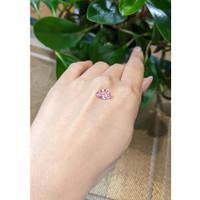 1.77 Ct. Morganite from Brazil Life Style