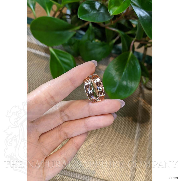 34.61 Ct. Morganite from Brazil