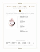 6.65 Ct. Morganite from Brazil Scan Report