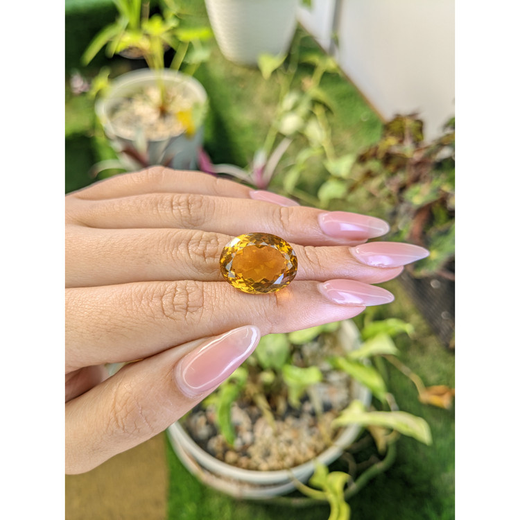 19.06 Ct. Citrine from Brazil
