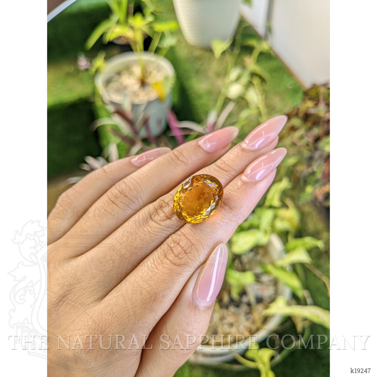 19.06 Ct. Citrine from Brazil