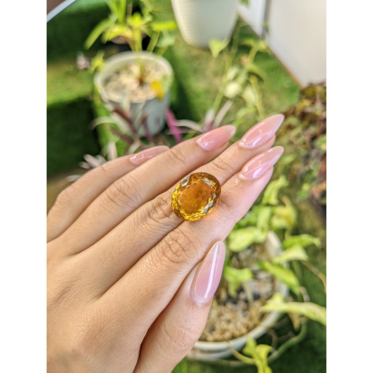 19.06 Ct. Citrine from Brazil