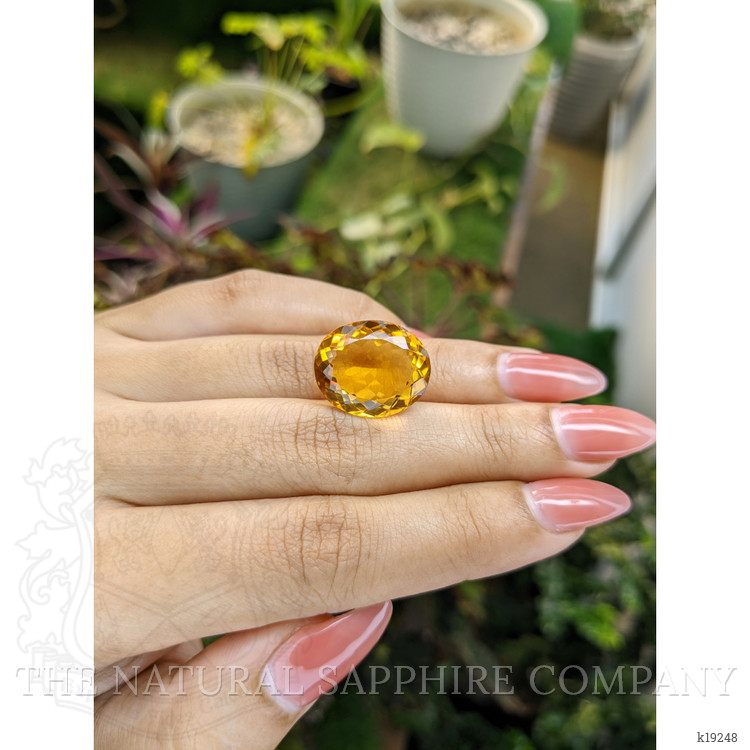 19.03 Ct. Citrine from Brazil