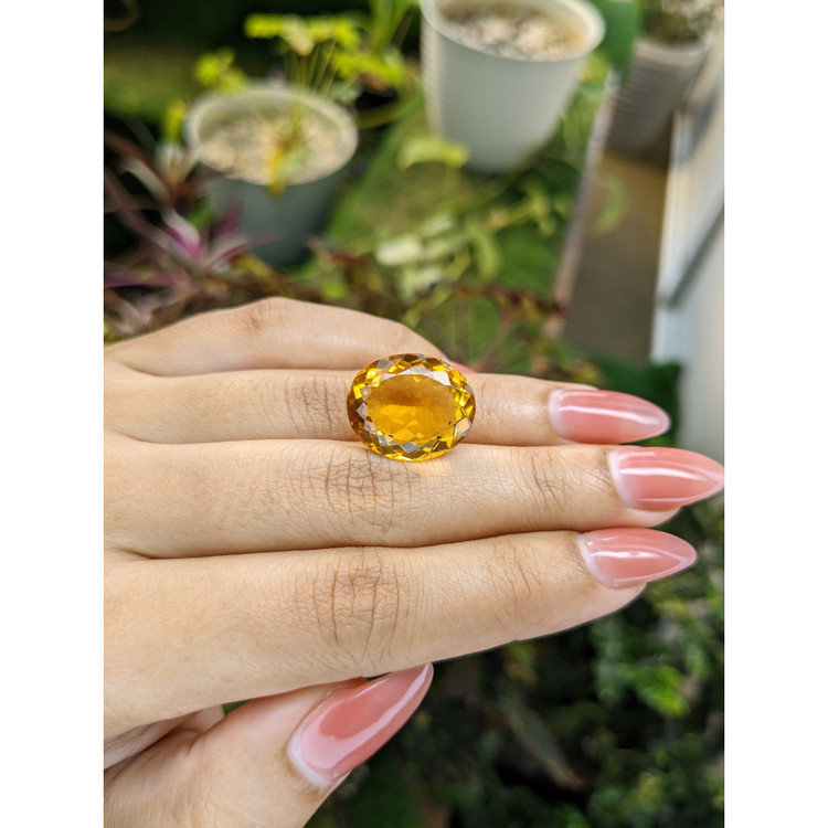 19.03 Ct. Citrine from Brazil