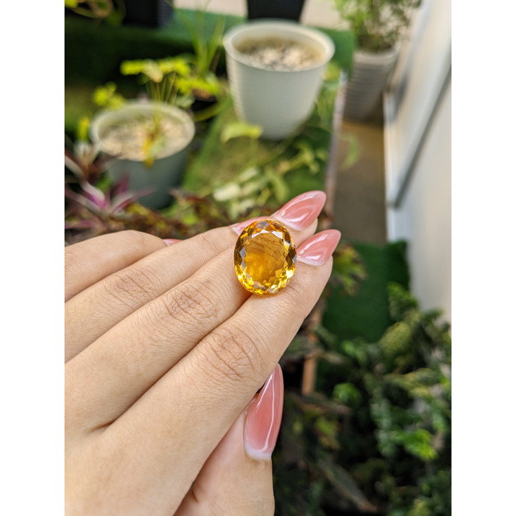 19.03 Ct. Citrine from Brazil