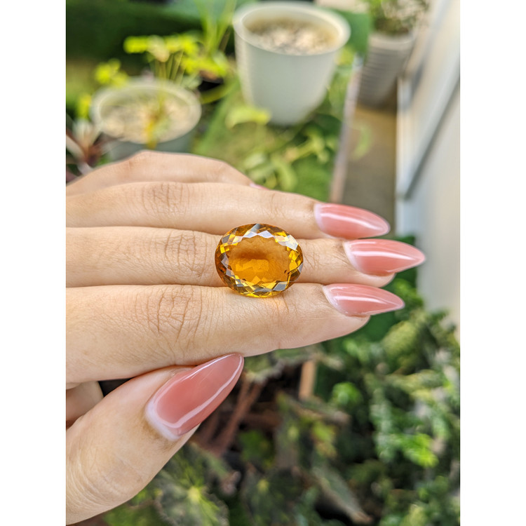19.03 Ct. Citrine from Brazil