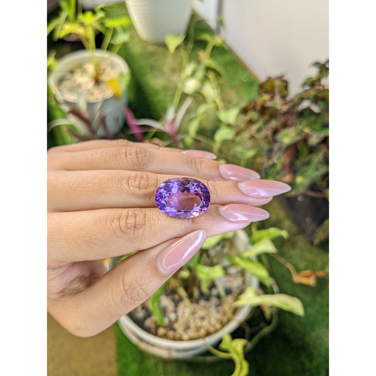 19.67 Ct. Amethyst from Brazil