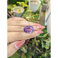 19.03 Ct. Amethyst from Brazil Life Style