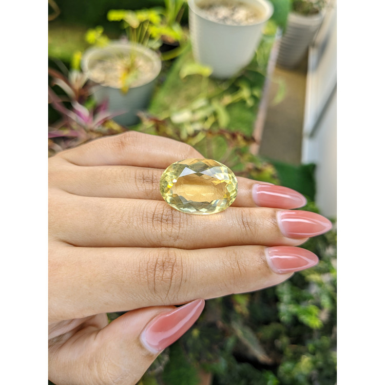 31.39 Ct. Quartz from Brazil