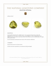 19.13 Ct. Quartz from Brazil Appraisal