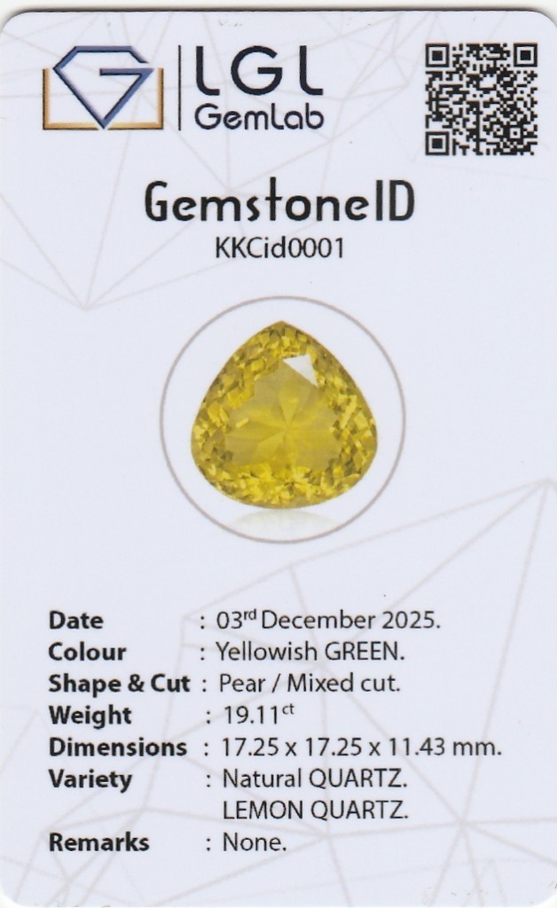 19.13 Ct. Quartz from Brazil