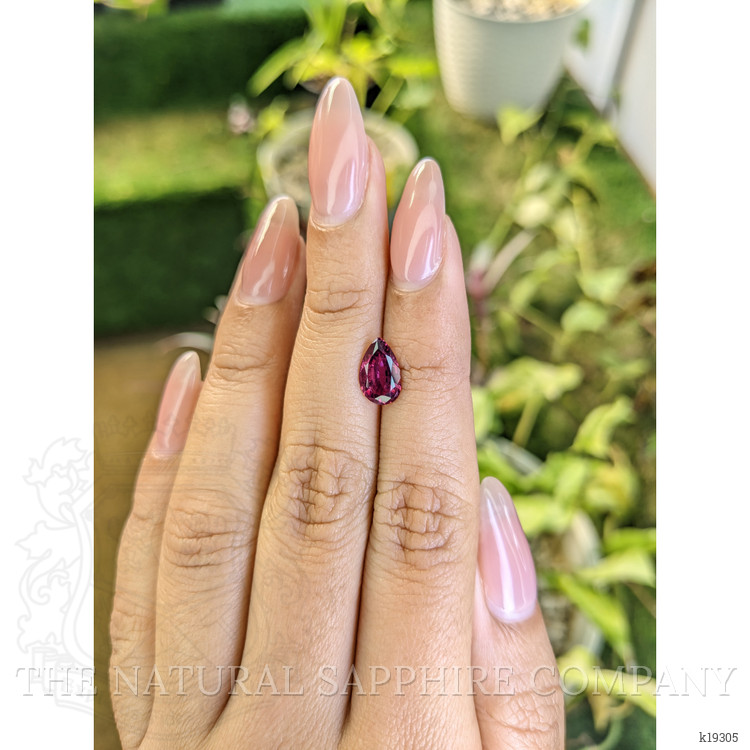 1.63 Ct. Rhodolite Garnet from Ceylon (Sri Lanka)