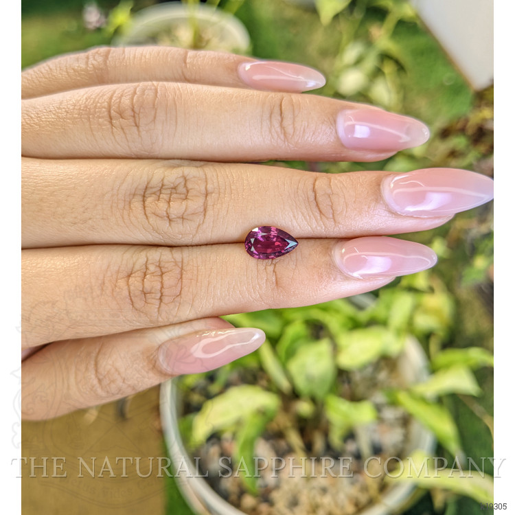 1.63 Ct. Rhodolite Garnet from Ceylon (Sri Lanka)