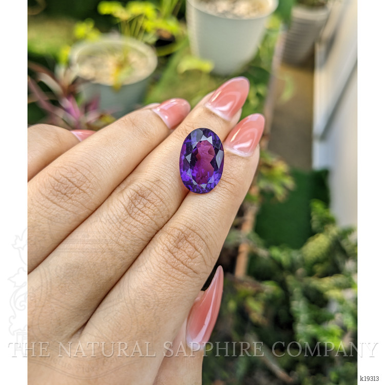 10.82 Ct. Amethyst from Ceylon (Sri Lanka)