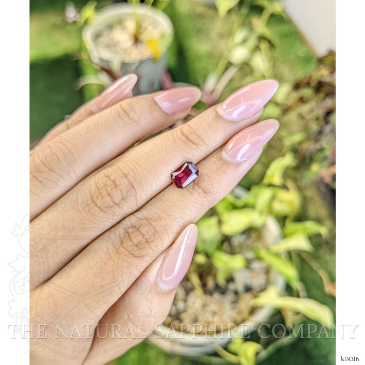 1.64 Ct. Rhodolite Garnet from Ceylon (Sri Lanka)