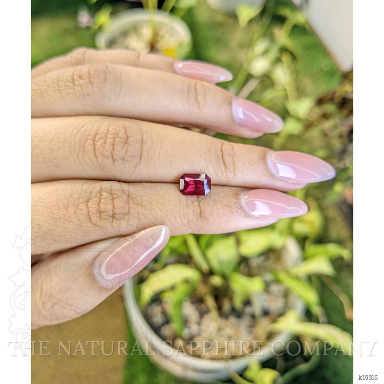 1.64 Ct. Rhodolite Garnet from Ceylon (Sri Lanka)
