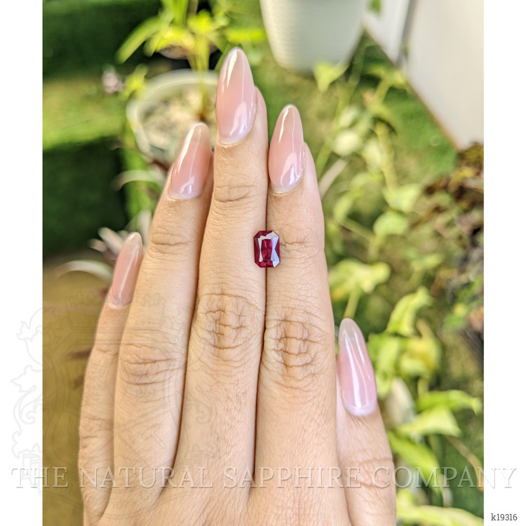 1.64 Ct. Rhodolite Garnet from Ceylon (Sri Lanka)